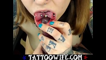 tattoowifecom - tatted piercing fetish webcam.