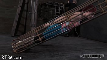 Intensive caning for worthless playgirl