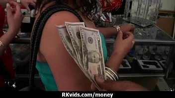 very first-timer female takes currency for a nail 11